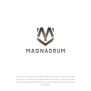 MAGNADRUM or MAGNADRUM.COM | Logo Design by SlashGrid