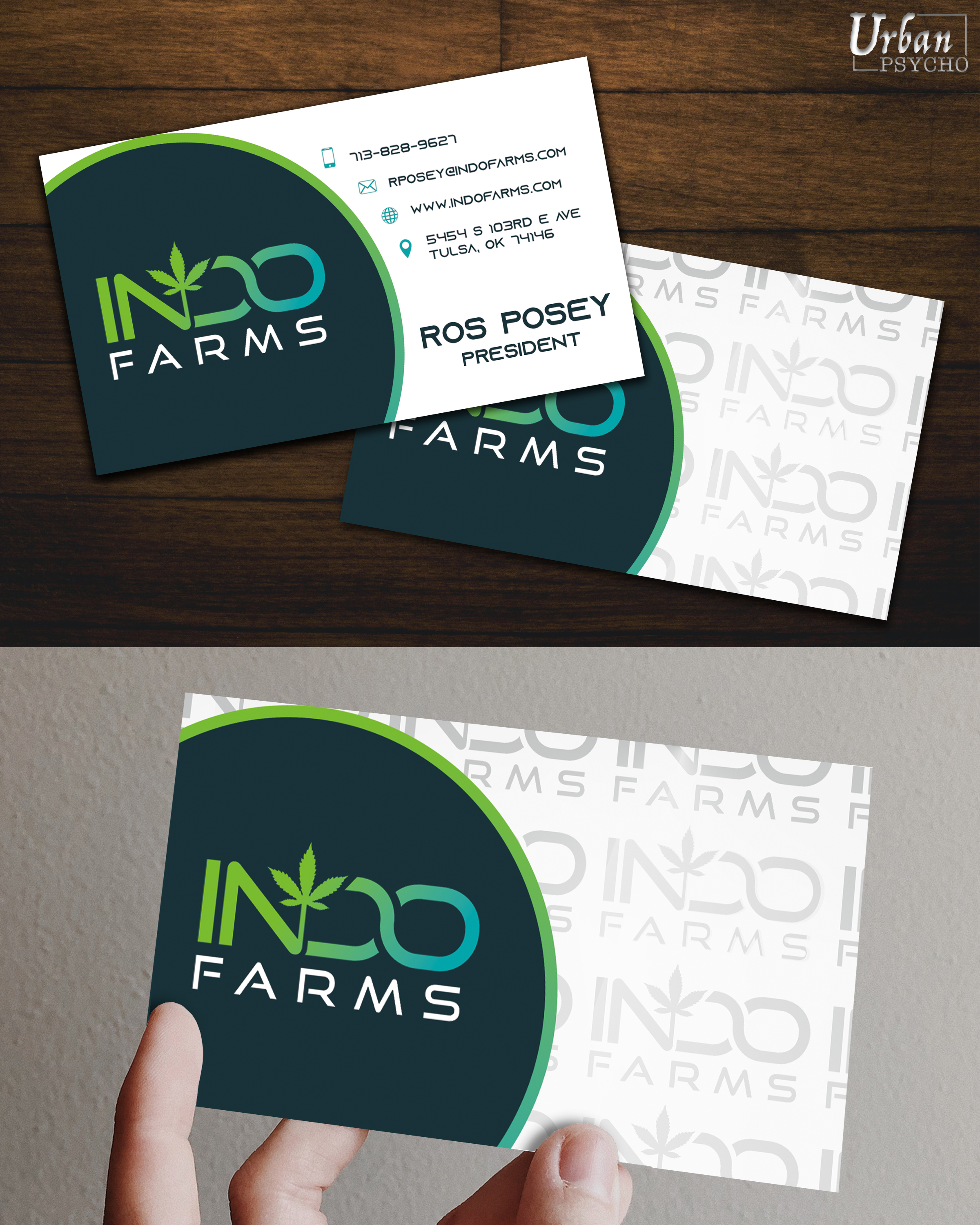 Business Card Design by Urban Psycho Art for The Holding Company | Design #25402139
