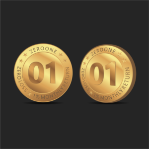 ZEROONE - Zero Loss/1% Monthly Return | Logo Design by ThiagoB