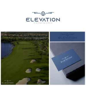 Elevation Droneworks | Diseño de Logo por DominicDesign
