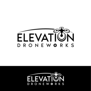 Elevation Droneworks | Logo Design by -:SD:-