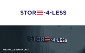 Store-4-less.  Safe and Secure Storage at an affordable price.  | Logo Design by MT
