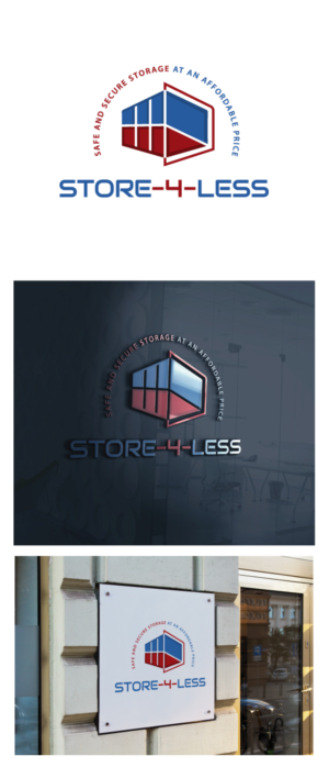 Store-4-less.  Safe and Secure Storage at an affordable price.  | Diseño de Logo por AbhishekkM'24
