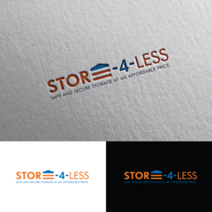 Store-4-less.  Safe and Secure Storage at an affordable price.  | Logo Design by Rii