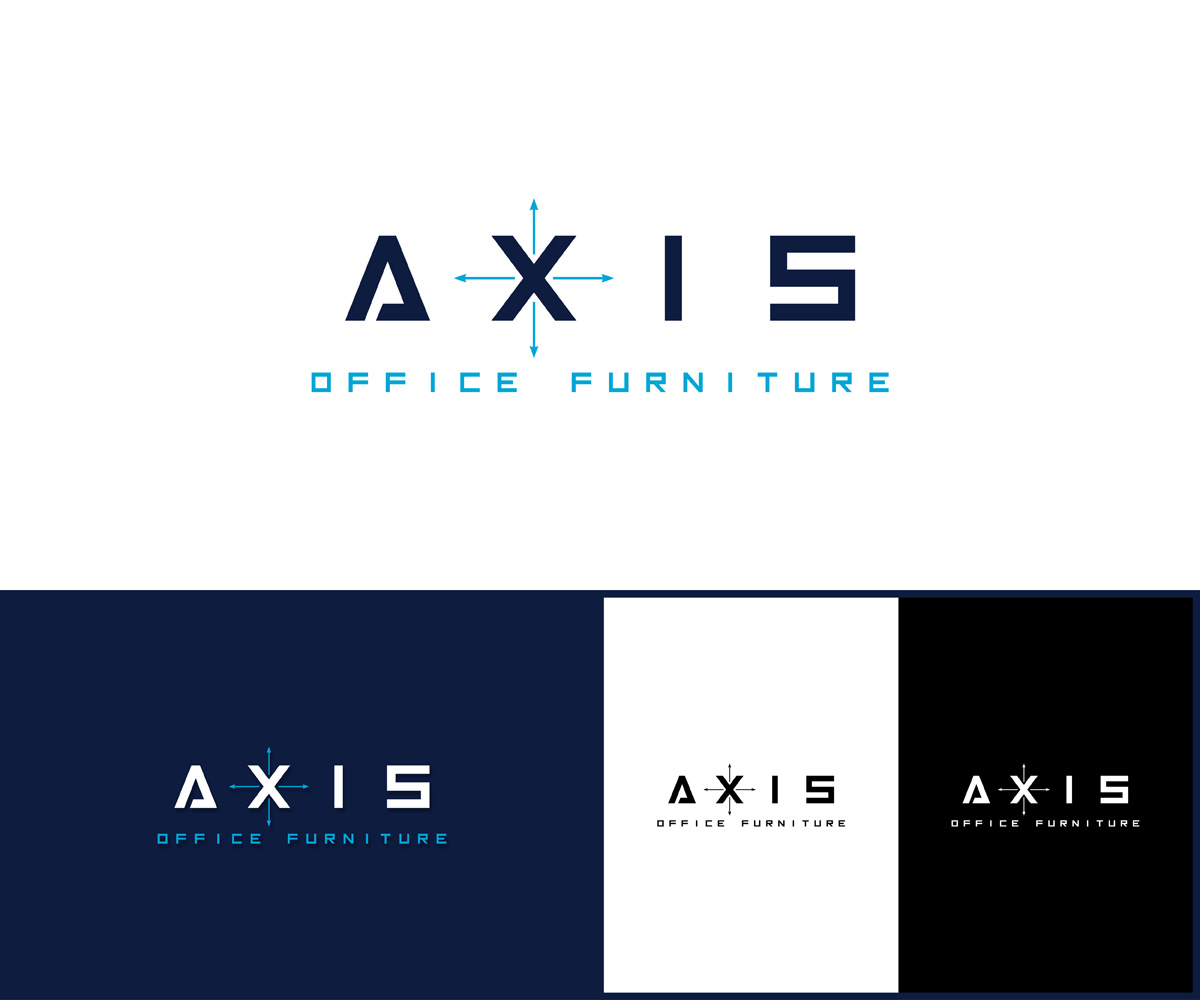 Logo Design by MoonFeather for Axis Office Furniture, LLC | Design #25406194