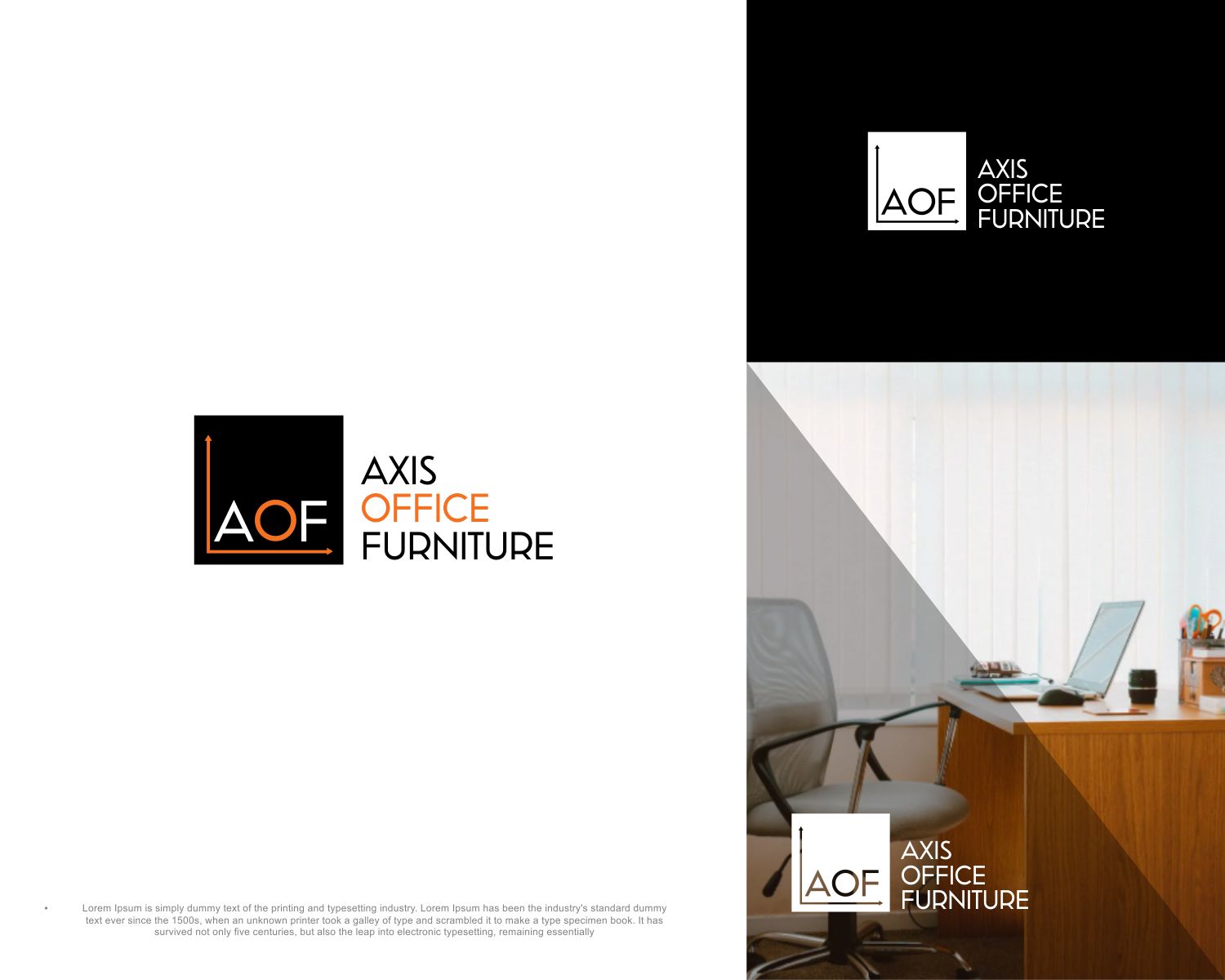 Logo Design by 92logo for Axis Office Furniture, LLC | Design #25405754