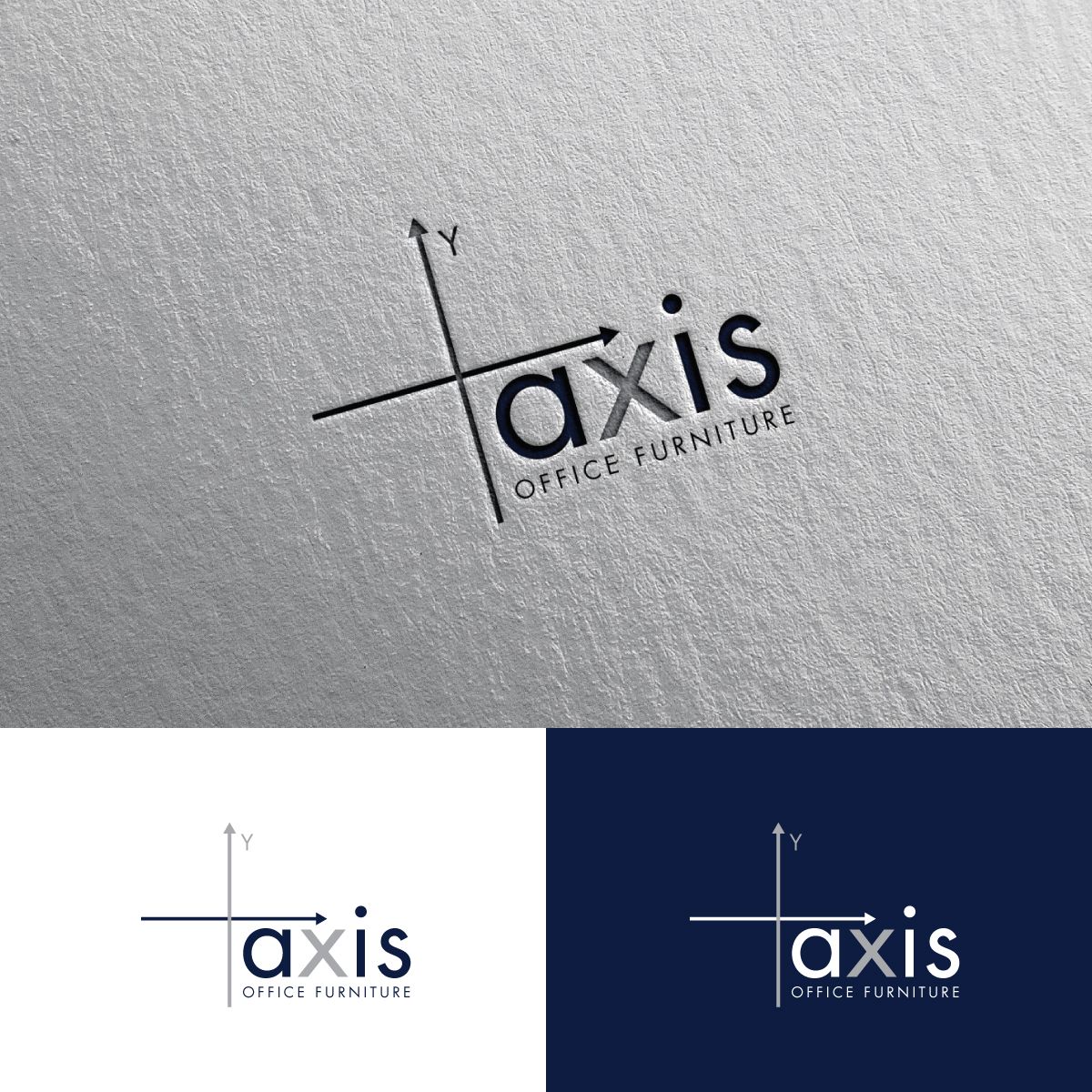 Logo Design by Rii for Axis Office Furniture, LLC | Design #25409544