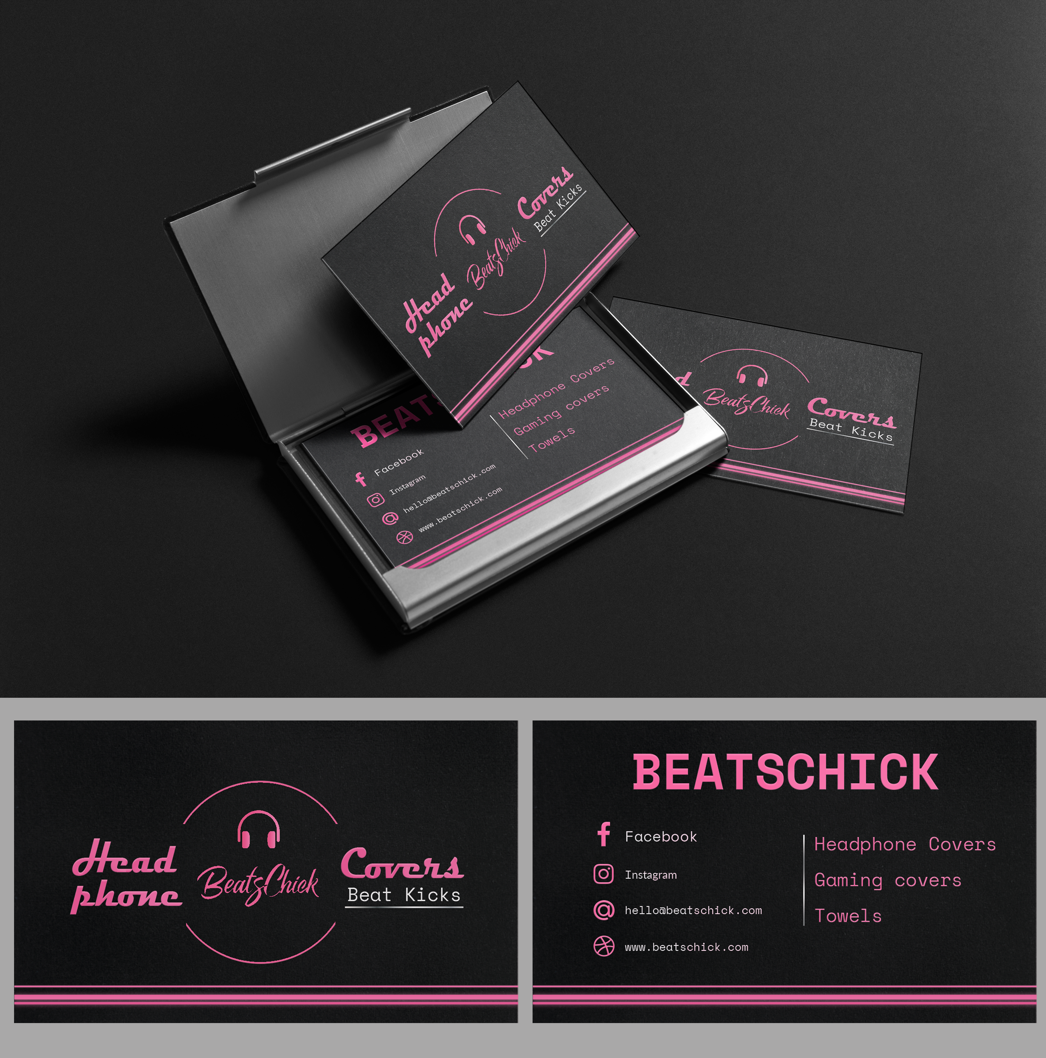 Visitenkarten-Design von tanya_gaysina59 für BeatsChick | Design #25407824