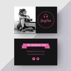 Visitenkarten-Design von Sarah Haroon für BeatsChick | Design: #25421852