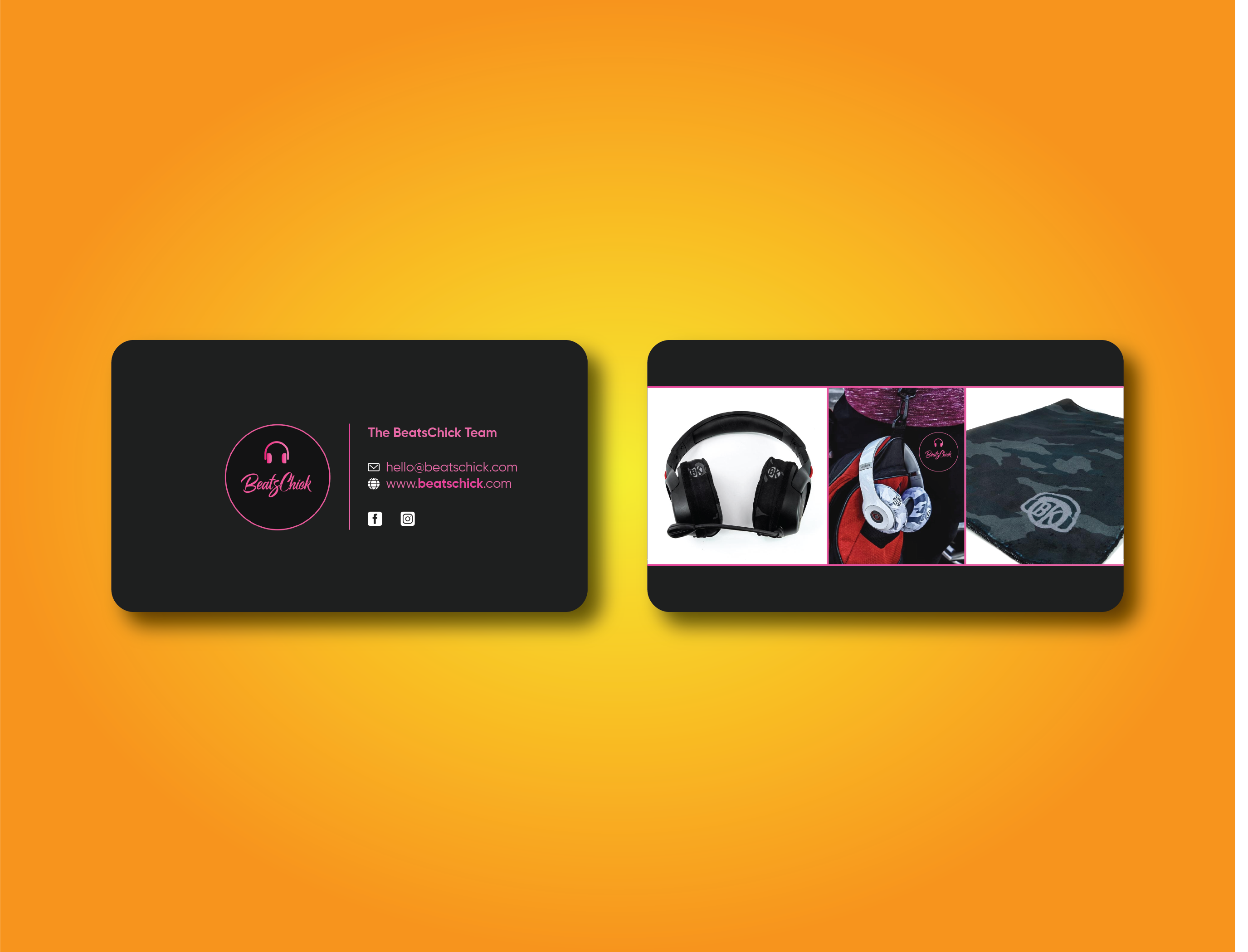 Design de Carte de Visite par Verified artistry pour BeatsChick | Design #25423702