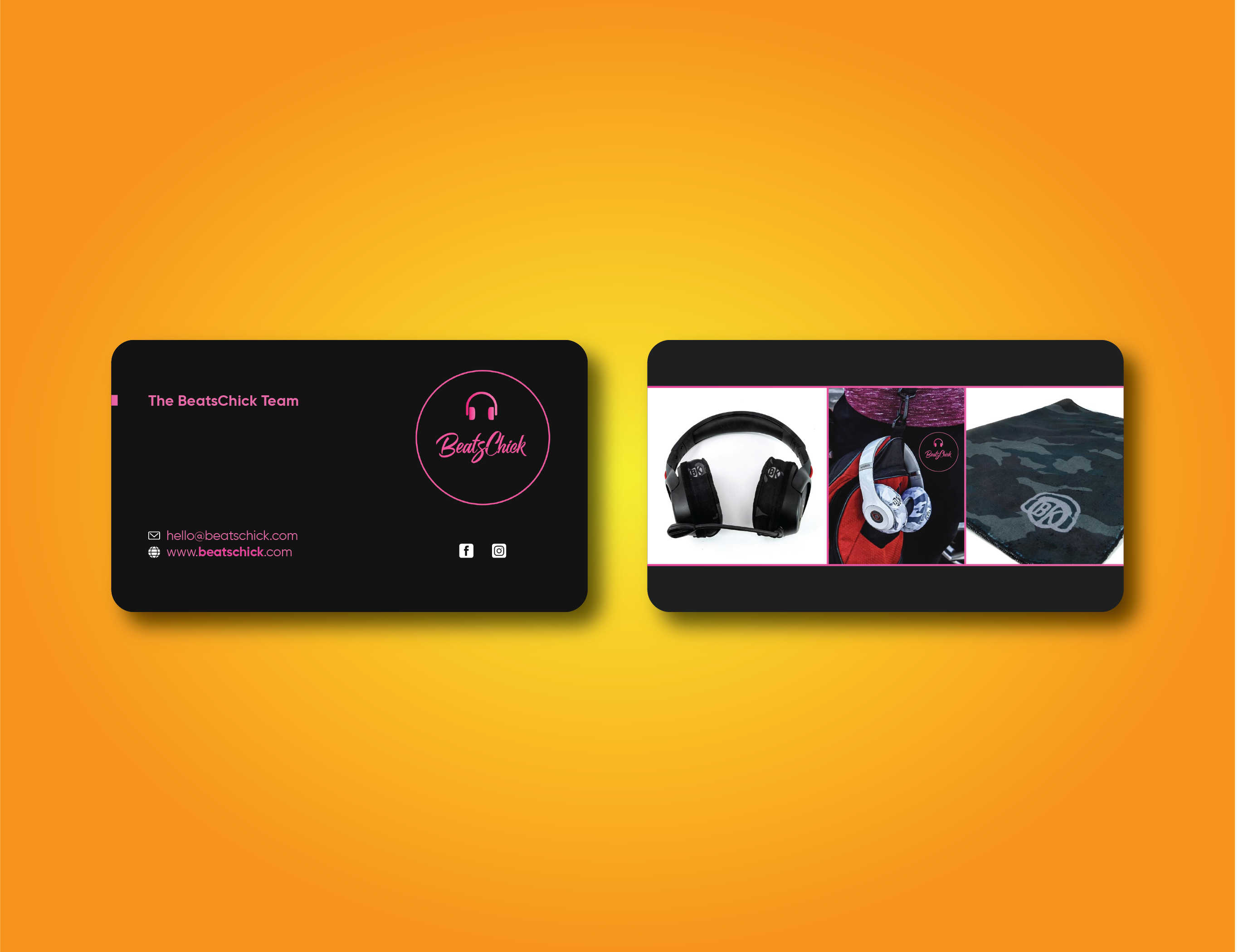 Design de Carte de Visite par Verified artistry pour BeatsChick | Design #25423706