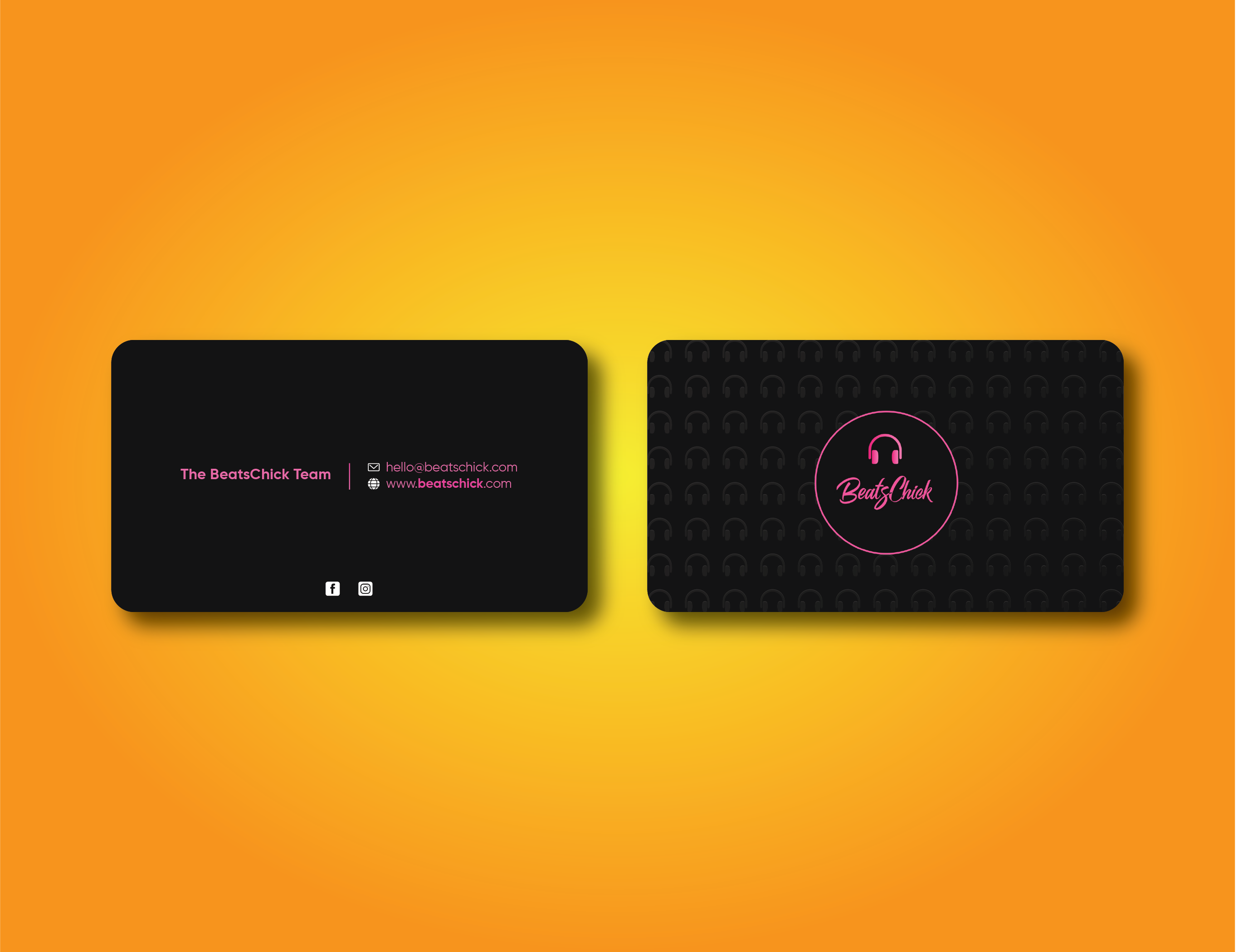 Business Card Design by Verified artistry for BeatsChick | Design #25423708