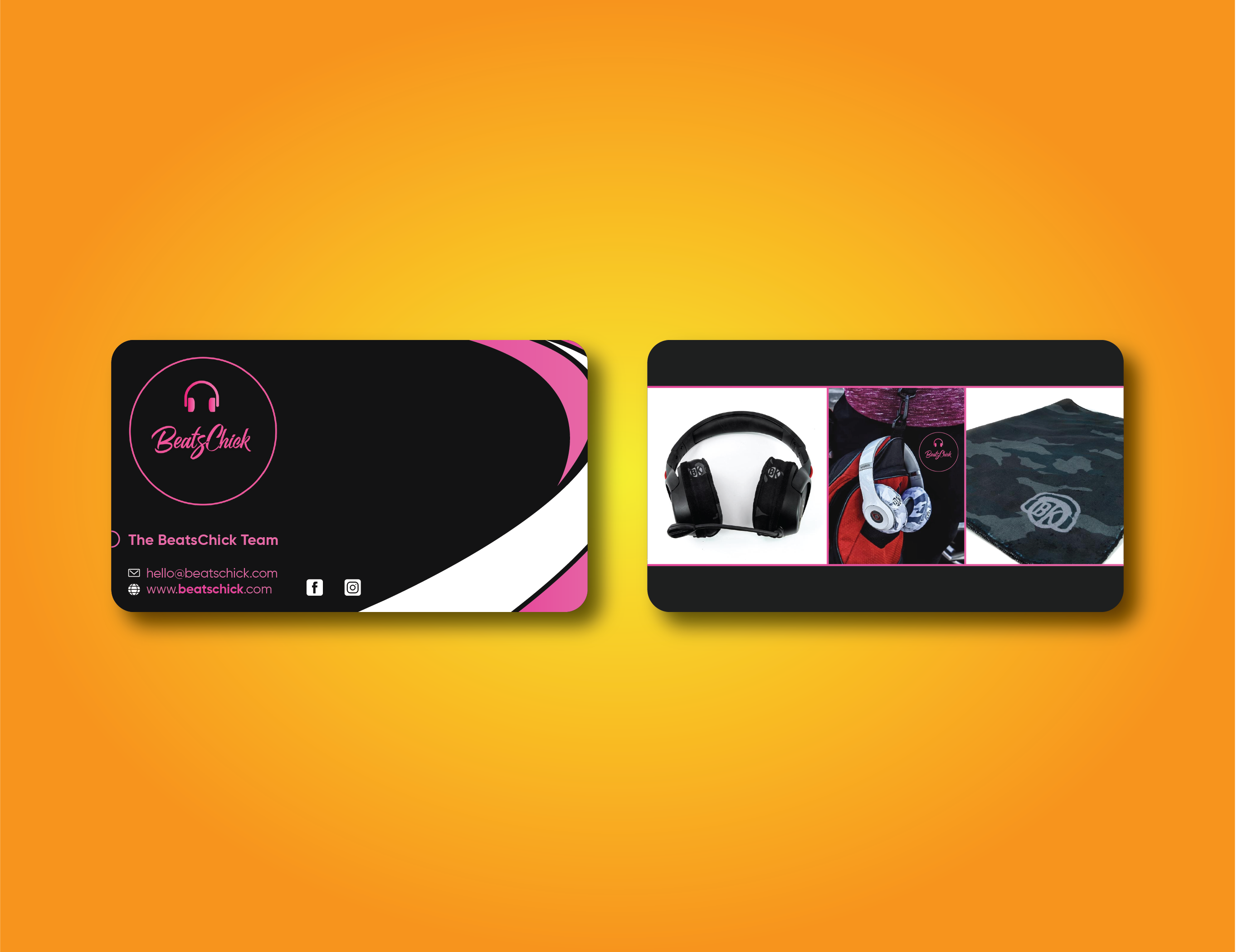 Business Card Design by Verified artistry for BeatsChick | Design #25423710