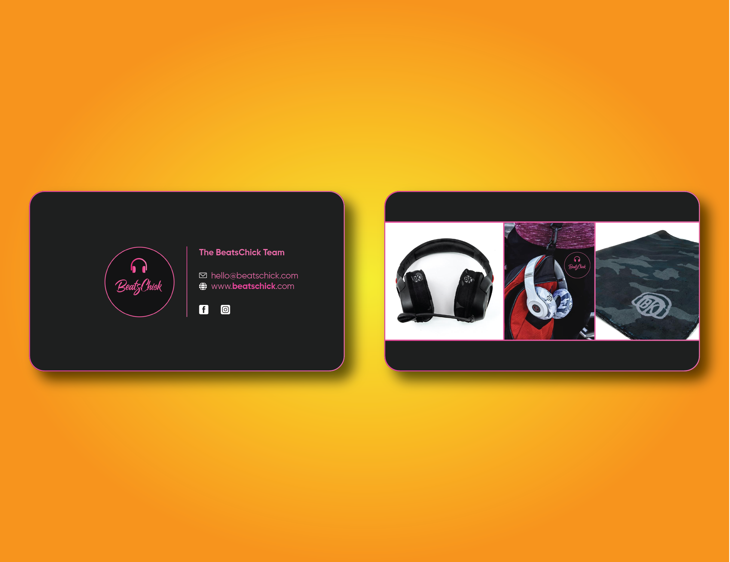 Business Card Design by Verified artistry for BeatsChick | Design #25423712