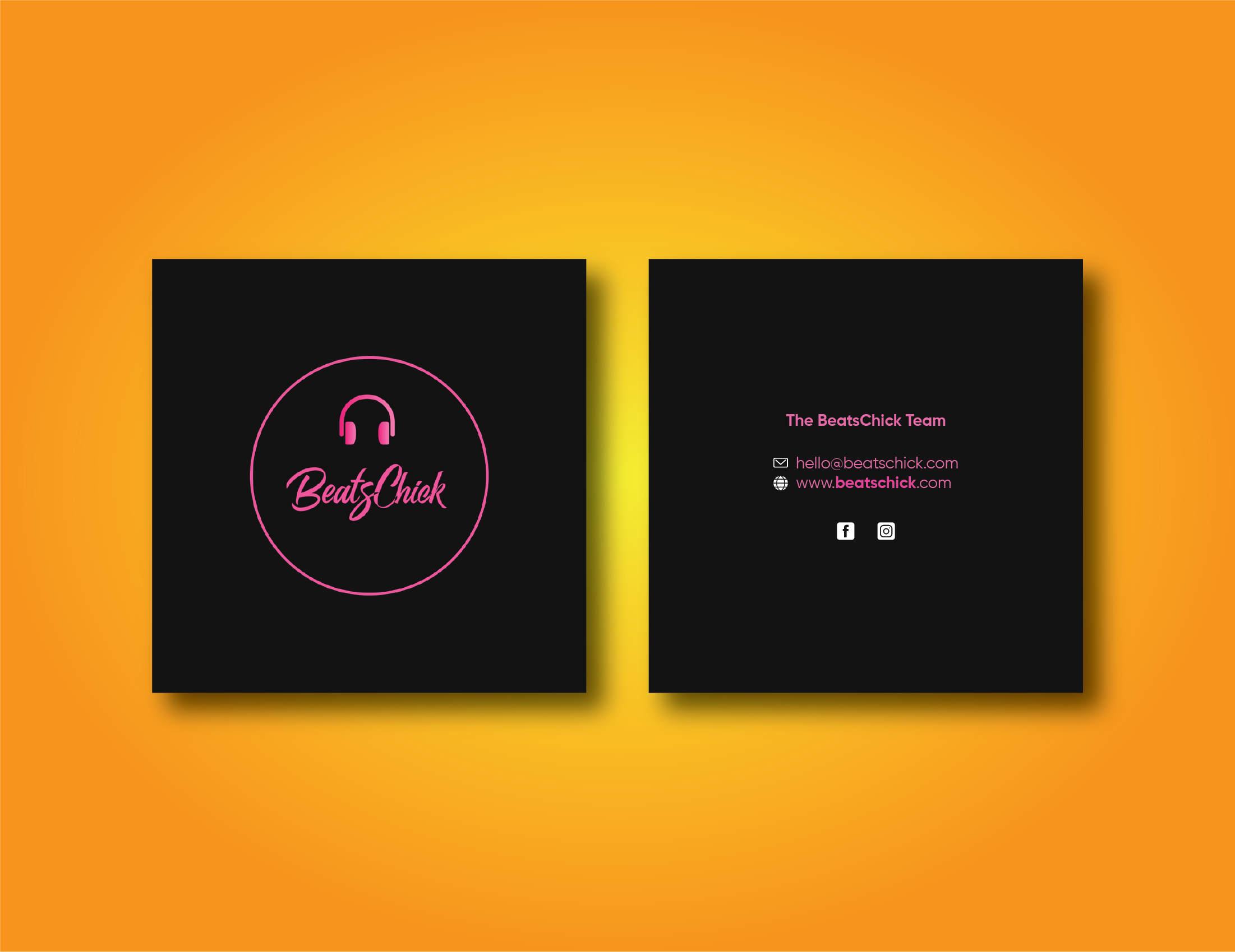 Business Card Design by Verified artistry for BeatsChick | Design #25423713
