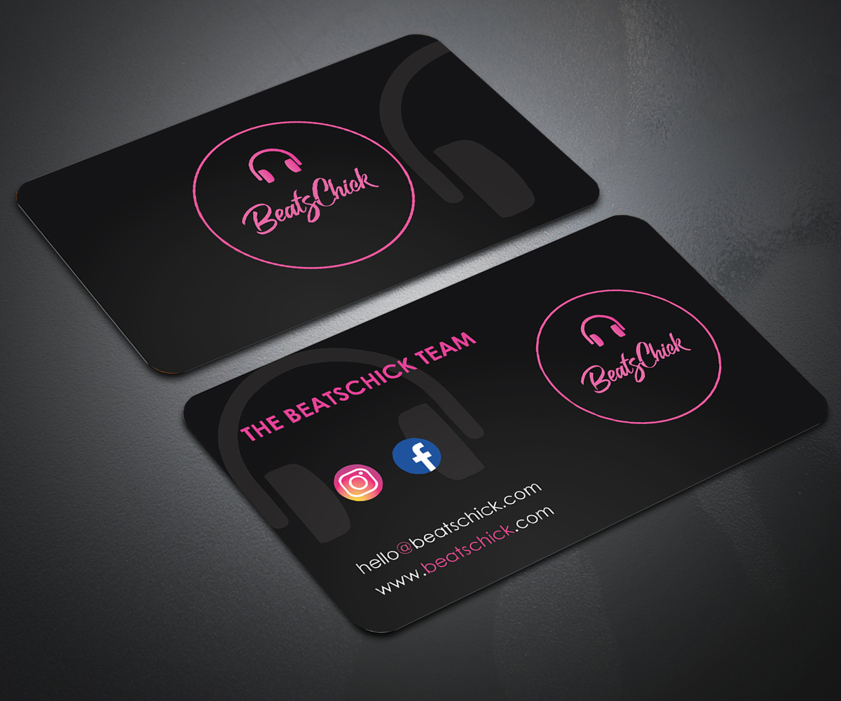 Design de Carte de Visite par Your_Design pour BeatsChick | Design #25402351