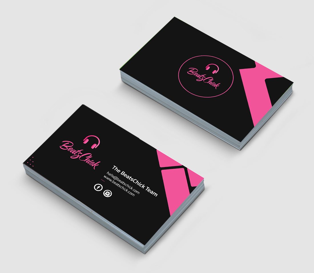 Design de Carte de Visite par Pasindu Jayaneth pour BeatsChick | Design #25430542