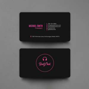 Visitenkarten-Design von chandrayaan.creative für BeatsChick | Design: #25410069
