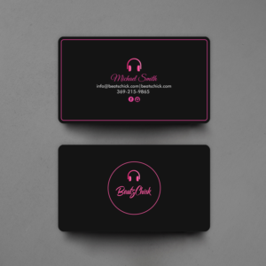 Visitenkarten-Design von chandrayaan.creative für BeatsChick | Design: #25410438