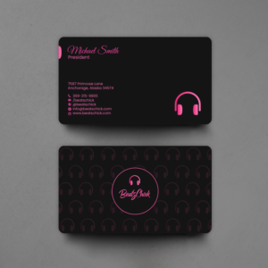 Visitenkarten-Design von chandrayaan.creative für BeatsChick | Design: #25410440