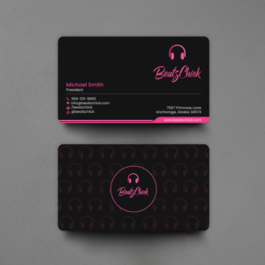 Visitenkarten-Design von chandrayaan.creative für BeatsChick | Design: #25410441