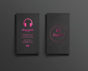 Business Card Design by chandrayaan.creative for BeatsChick | Design: #25417538