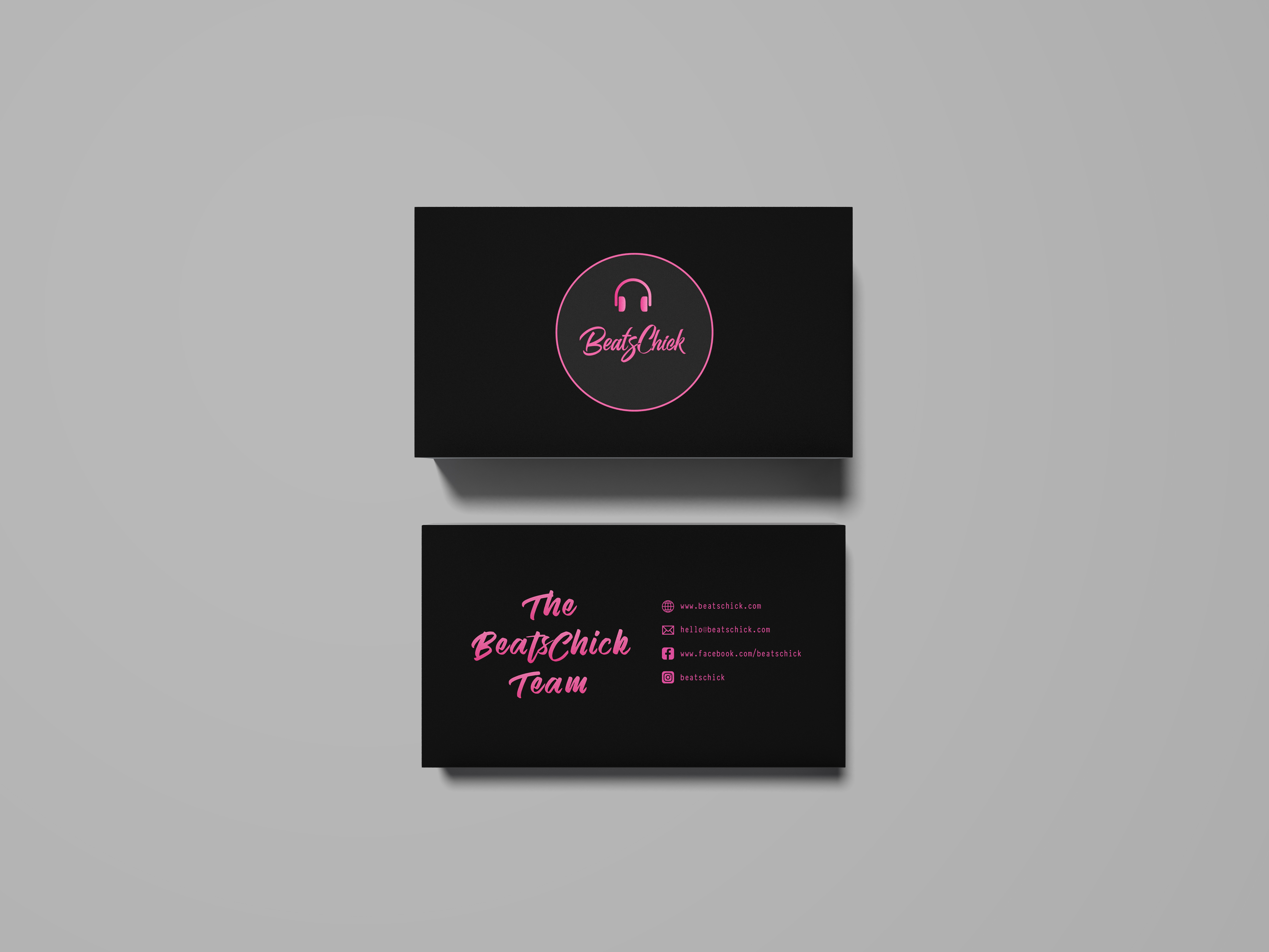 Design de Carte de Visite par Alynn pour BeatsChick | Design #25402587