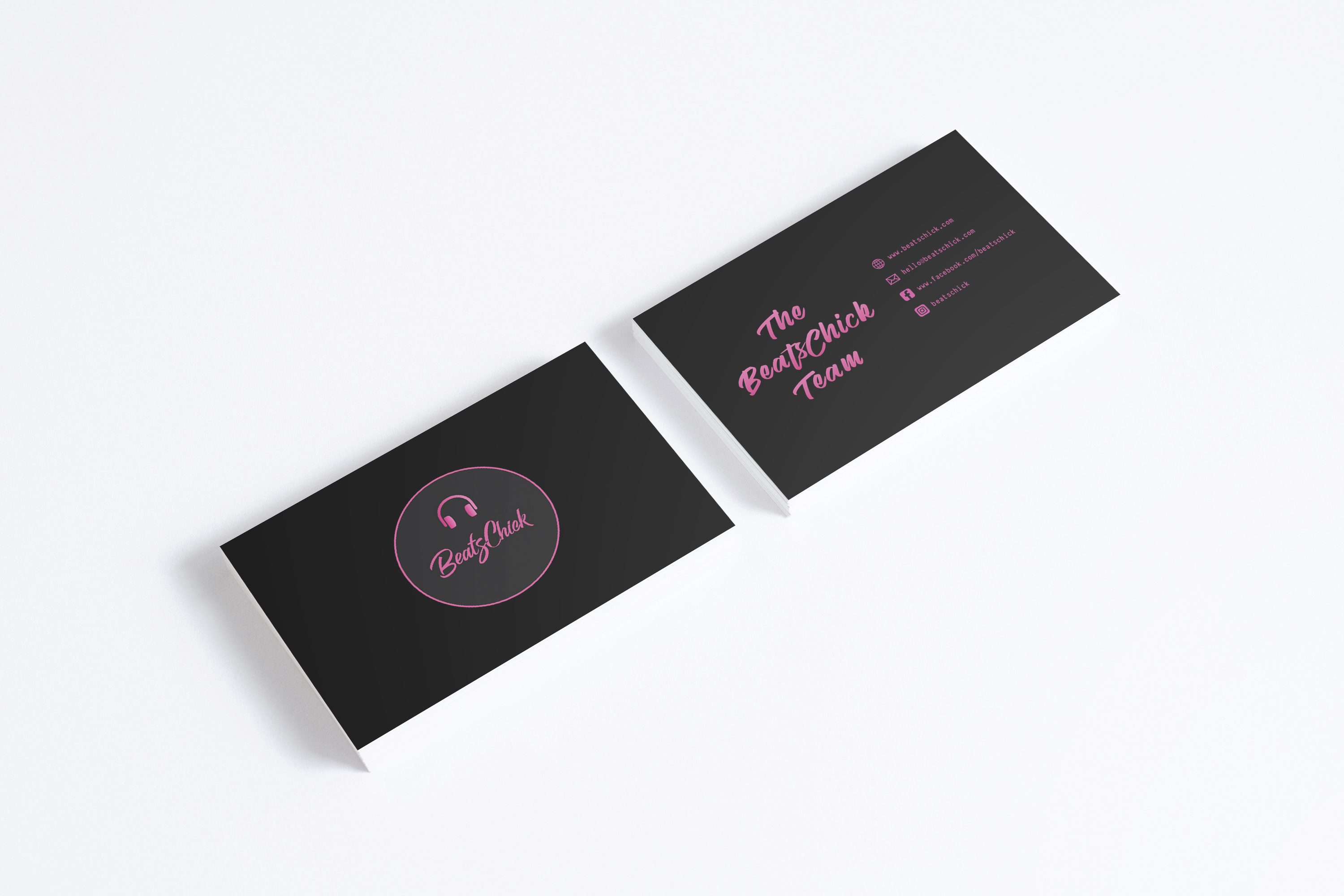 Design de Carte de Visite par Alynn pour BeatsChick | Design #25402588