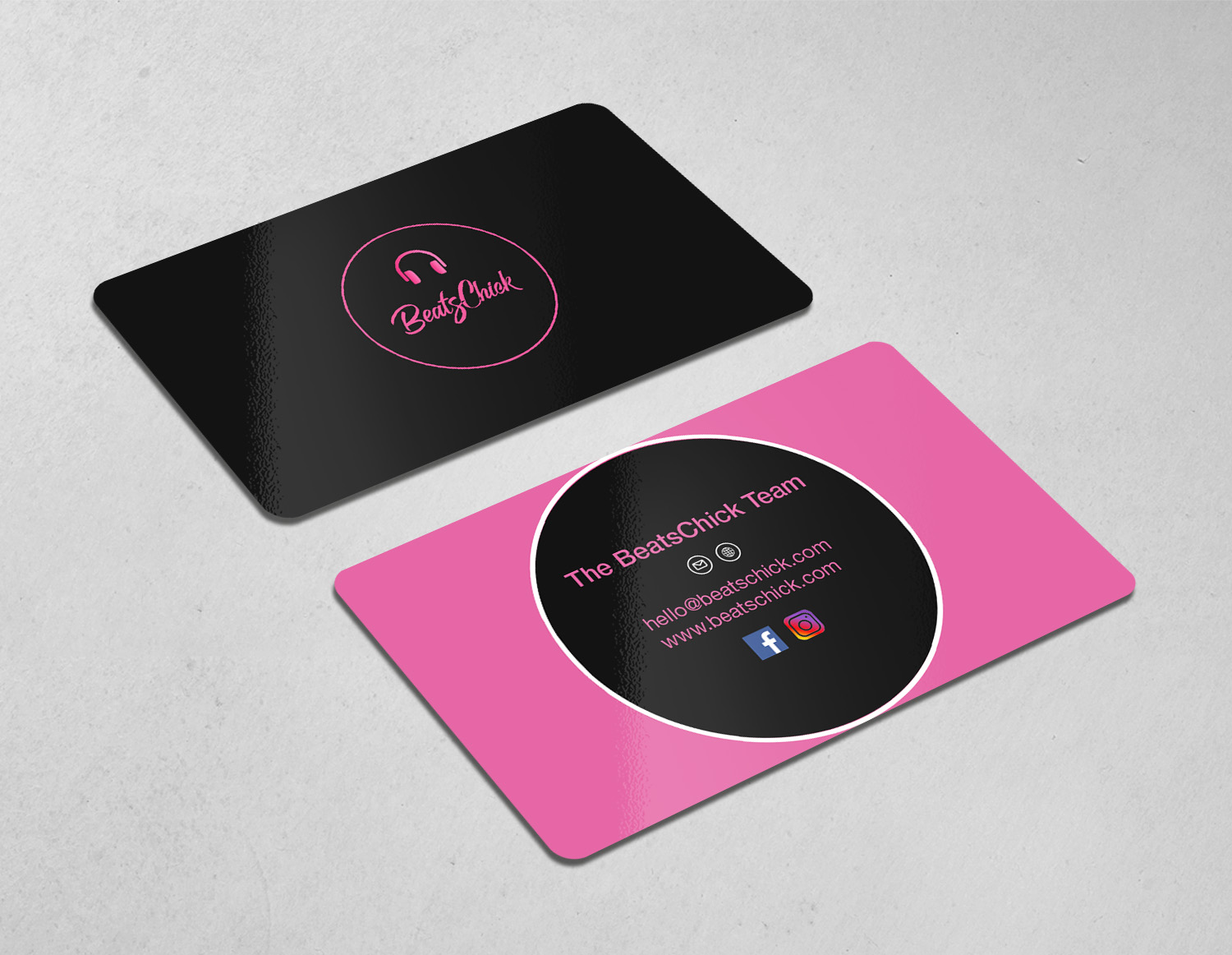 Design de Carte de Visite par Tripti Ranjan Gain pour BeatsChick | Design #25405660