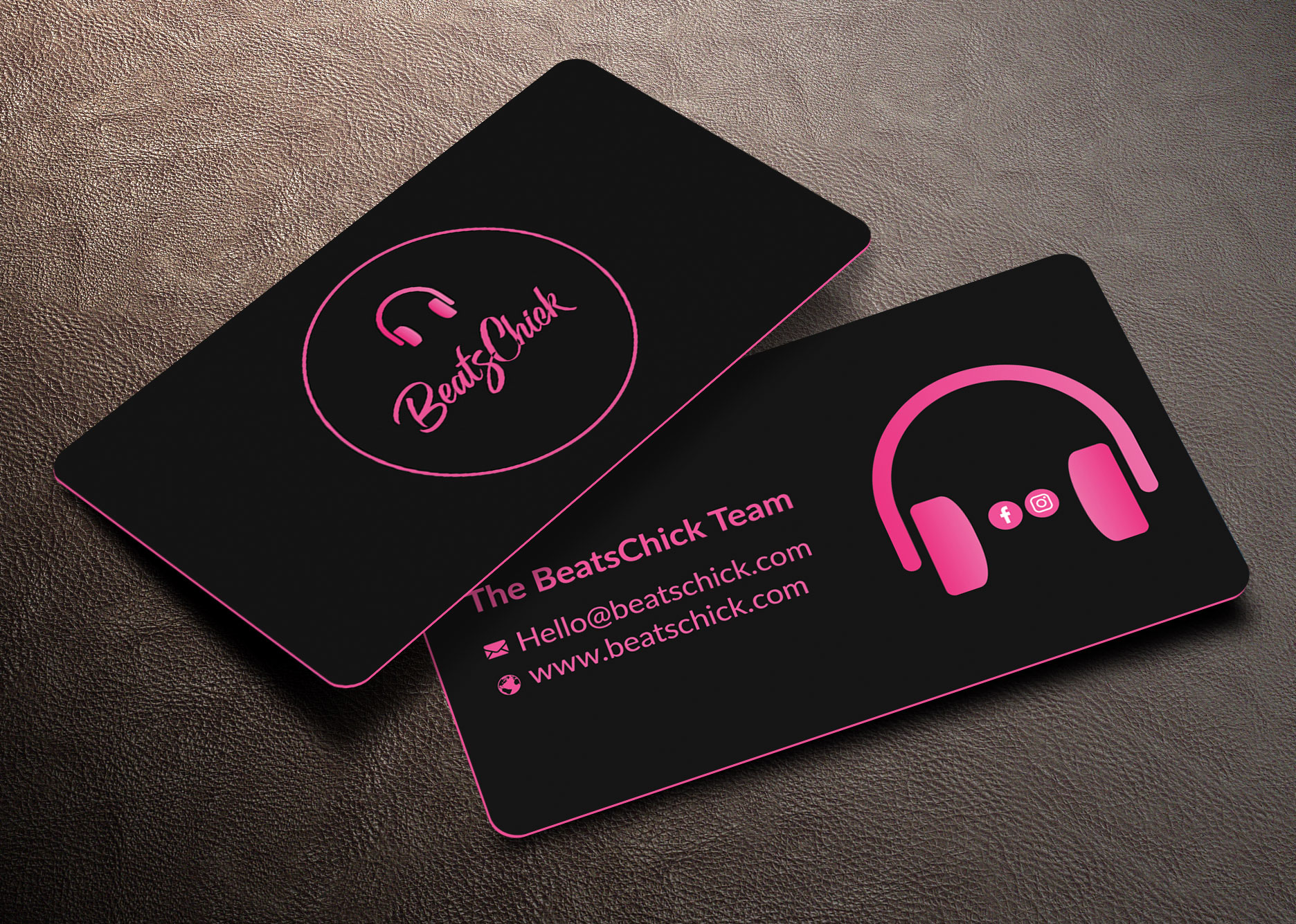 Business Card Design by sabbir049 for BeatsChick | Design #25410575