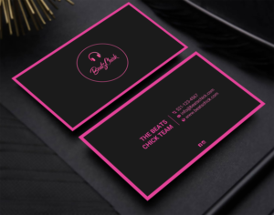 BeatsChick Business card | Diseño de Tarjeta de Presentación por Uttom 2