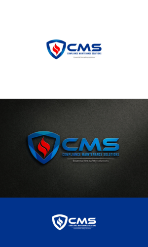 CMS   Compliance maintenance solutions, Essential fire safety solutions | Logo Design by Haja_H2