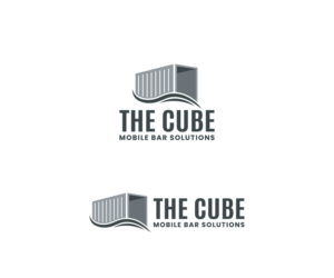 ''The Cube'' (Very clear) ''Mobile Bar solutions'' (Smaller). If it would fit the design also the website, but this is more important for the Facebook banner. | Logo-Design von anico