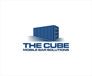 ''The Cube'' (Very clear) ''Mobile Bar solutions'' (Smaller). If it would fit the design also the website, but this is more important for the Facebook banner. | Diseño de Logo por BNdesigner