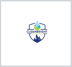 Cleanbright Water Restoration | Logo Design by angelonyamu