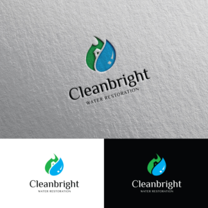 Cleanbright Water Restoration | Logo Design by Rii
