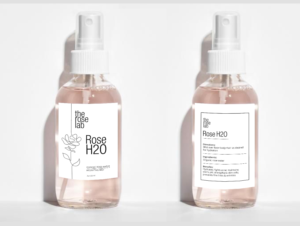 Organic rose water based skincare line in need of product label and packaging design | Packaging Design by rug