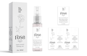 Organic rose water based skincare line in need of product label and packaging design | Packaging Design by Anna G.