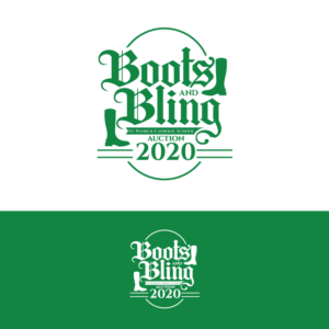 Boots and Bling / St. Patrick Catholic School / Auction 2020 | Logo Design by Graphic Bricks