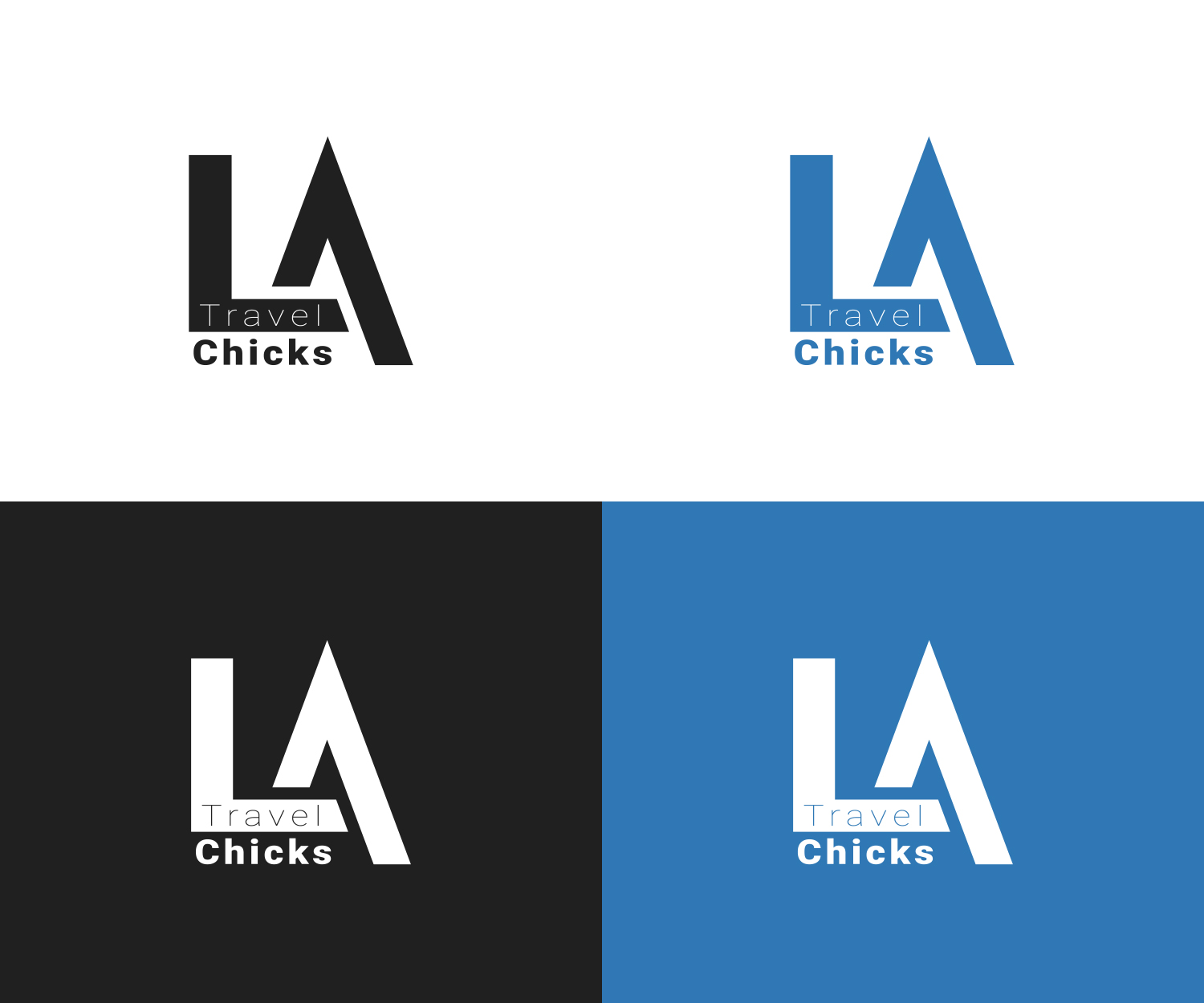 Logo Design by svetovid 2 for L A    T r a v e l | Design #25412603