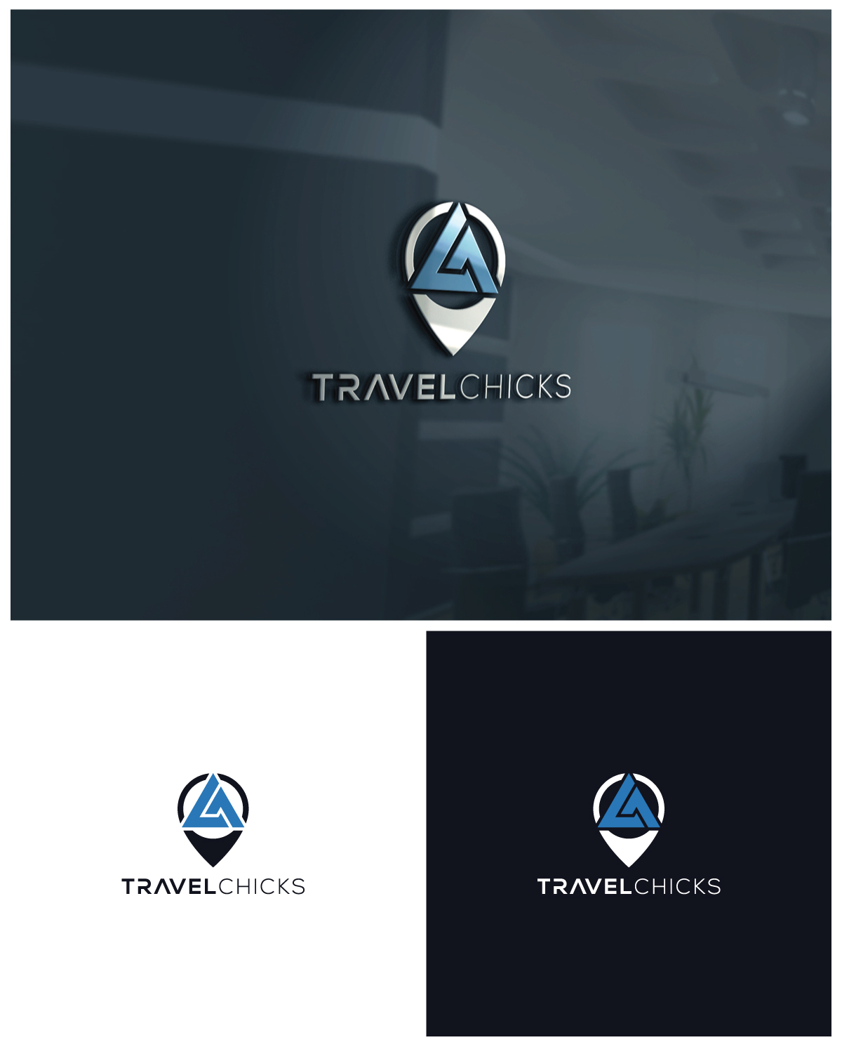 Logo Design by Md Shehidul Islam Rimon for L A    T r a v e l | Design #25413741