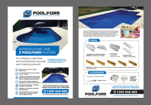 Concrete Countertops Australia - Pool Products Flyer/Information | Diseño de Flyer por rkailas