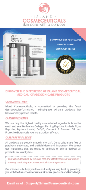 Design de Flyer par Putra Makarin pour Island Cosmeceuticals, LLC | Design : #25418870