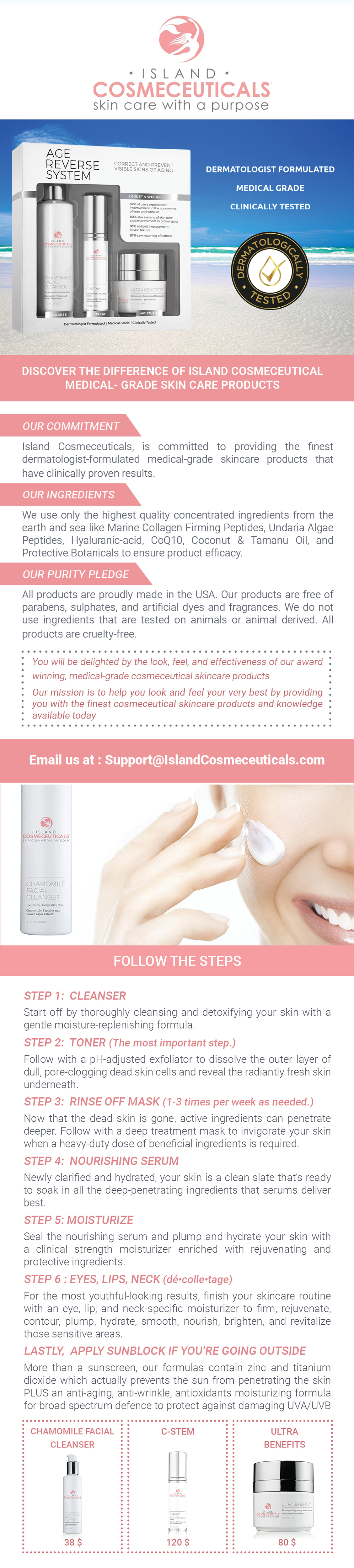 Flyer Design by Putra Makarin for Island Cosmeceuticals, LLC | Design #25443255