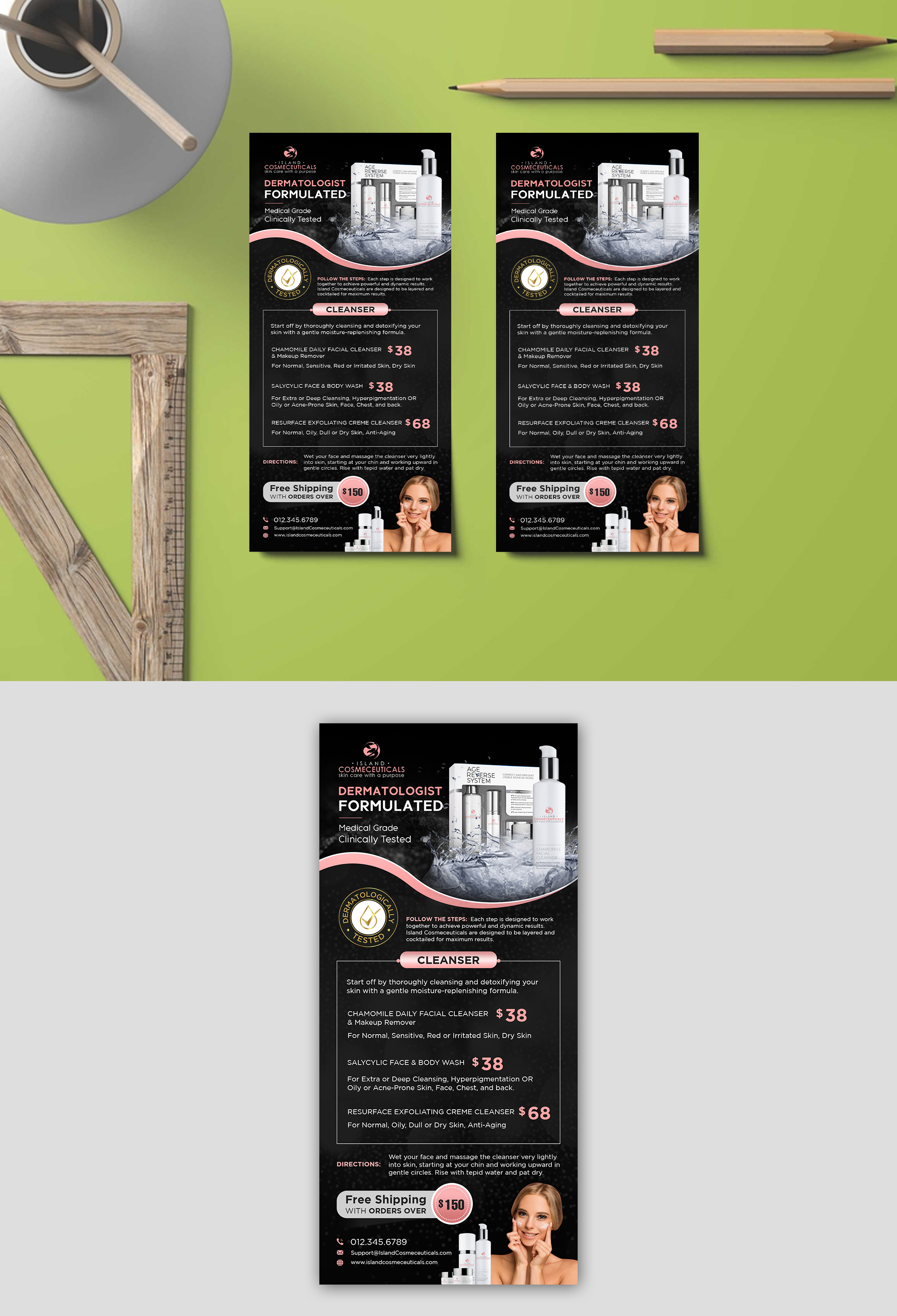 Flyer Design by debdesign for Island Cosmeceuticals, LLC | Design #25421267