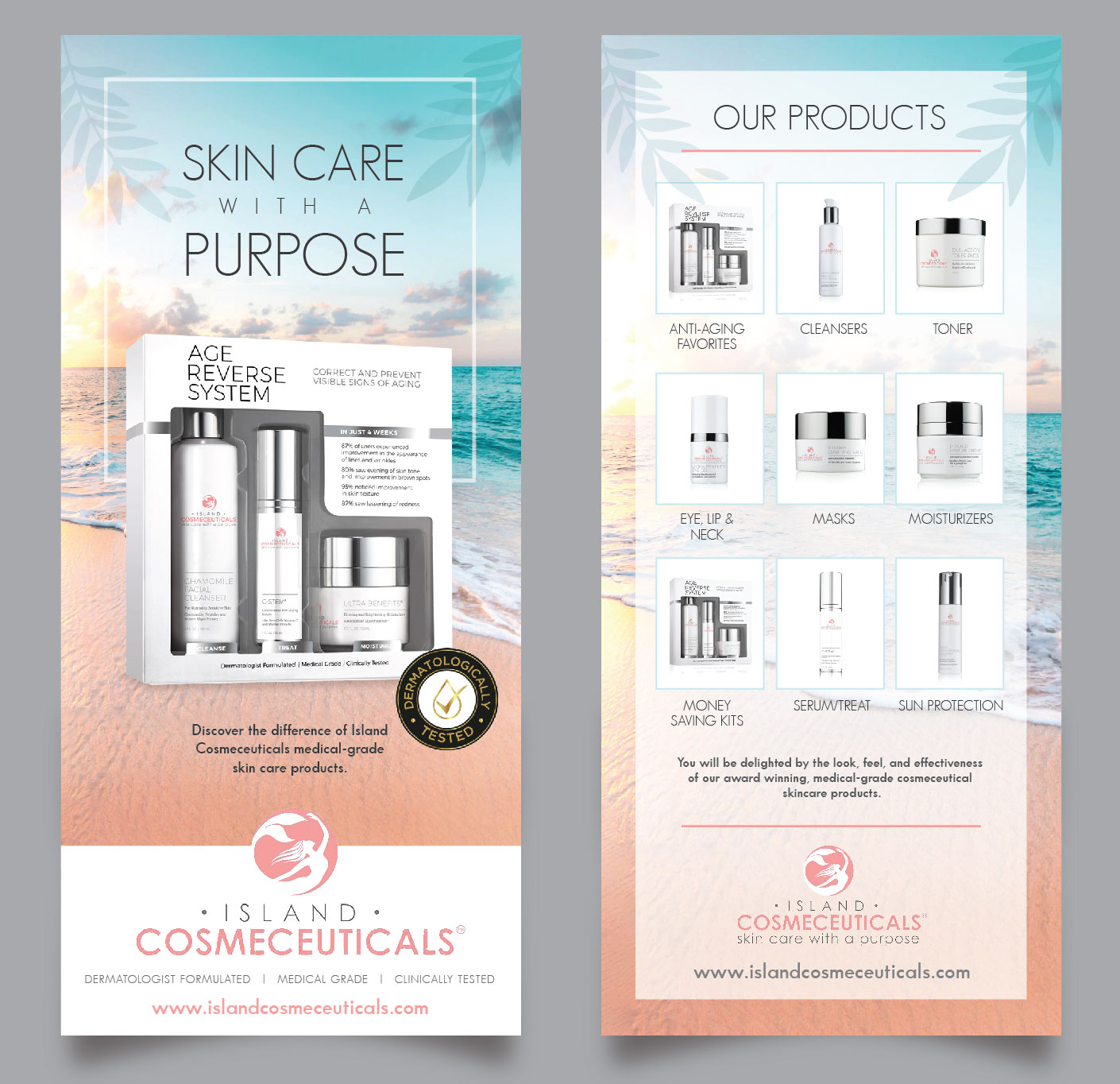 Design de Flyer par apolgv pour Island Cosmeceuticals, LLC | Design #25431559