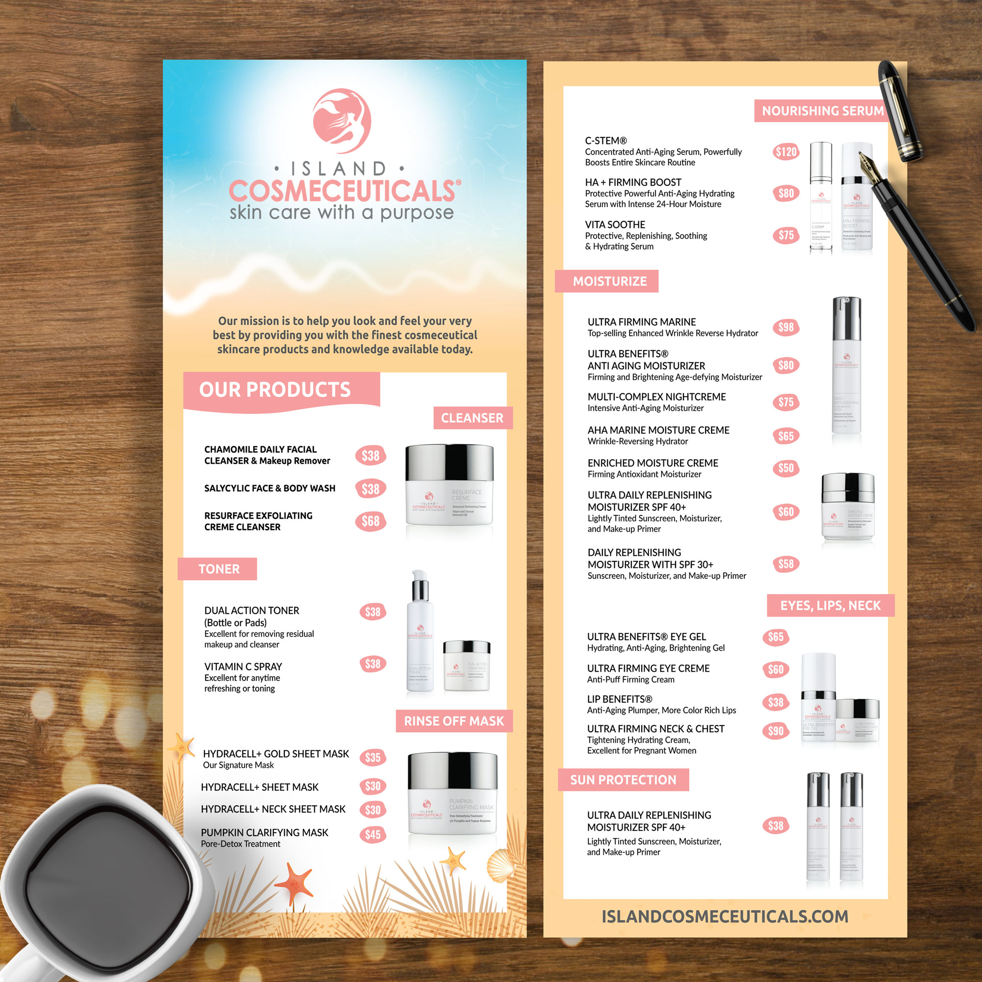Flyer Design by vcreatived for Island Cosmeceuticals, LLC | Design #25425984
