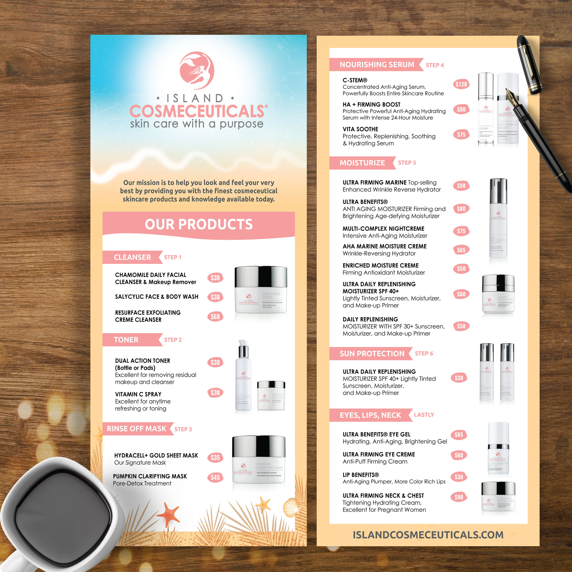 Flyer Design by vcreatived for Island Cosmeceuticals, LLC | Design #25451704