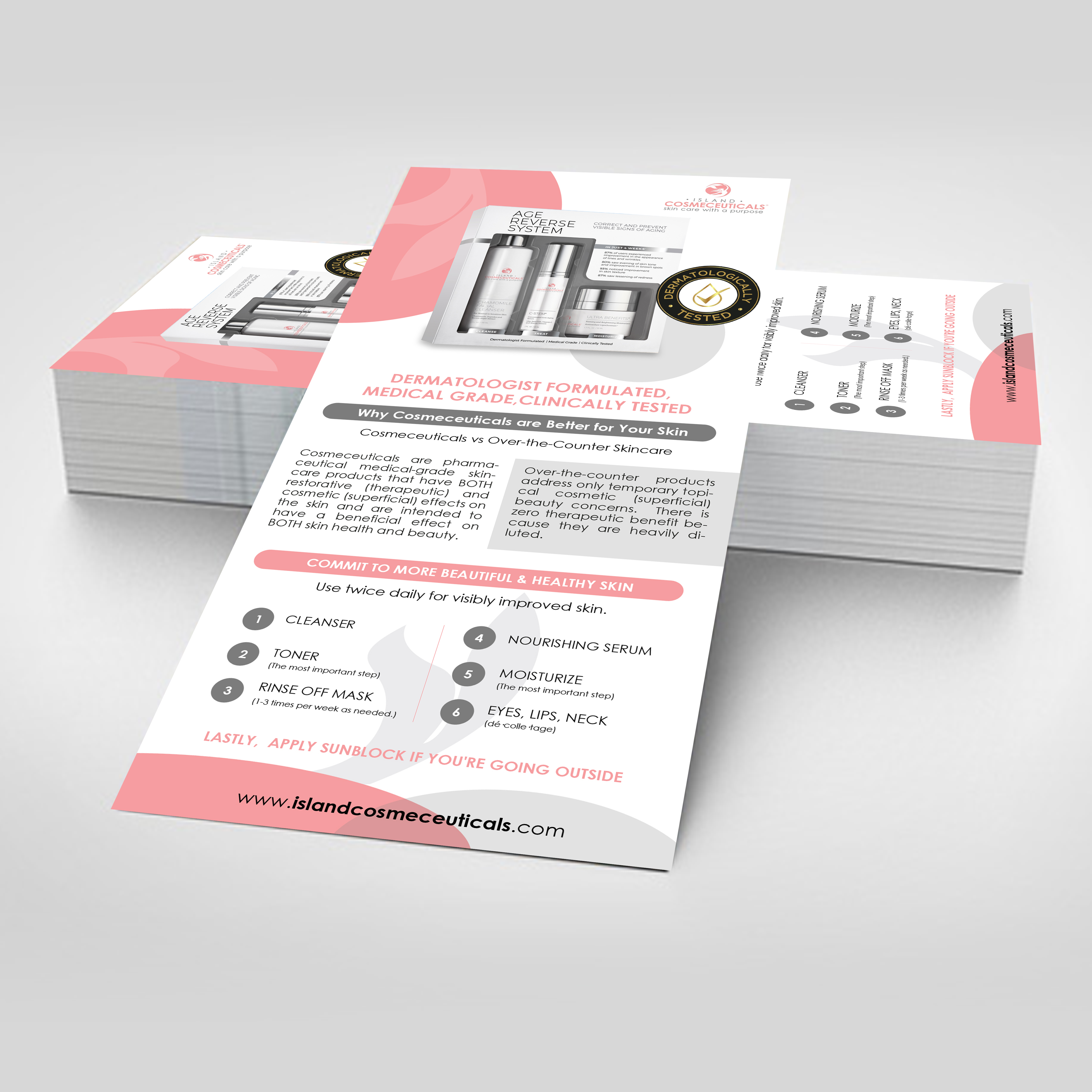 Design de Flyer par TuktukiShree pour Island Cosmeceuticals, LLC | Design #25438952