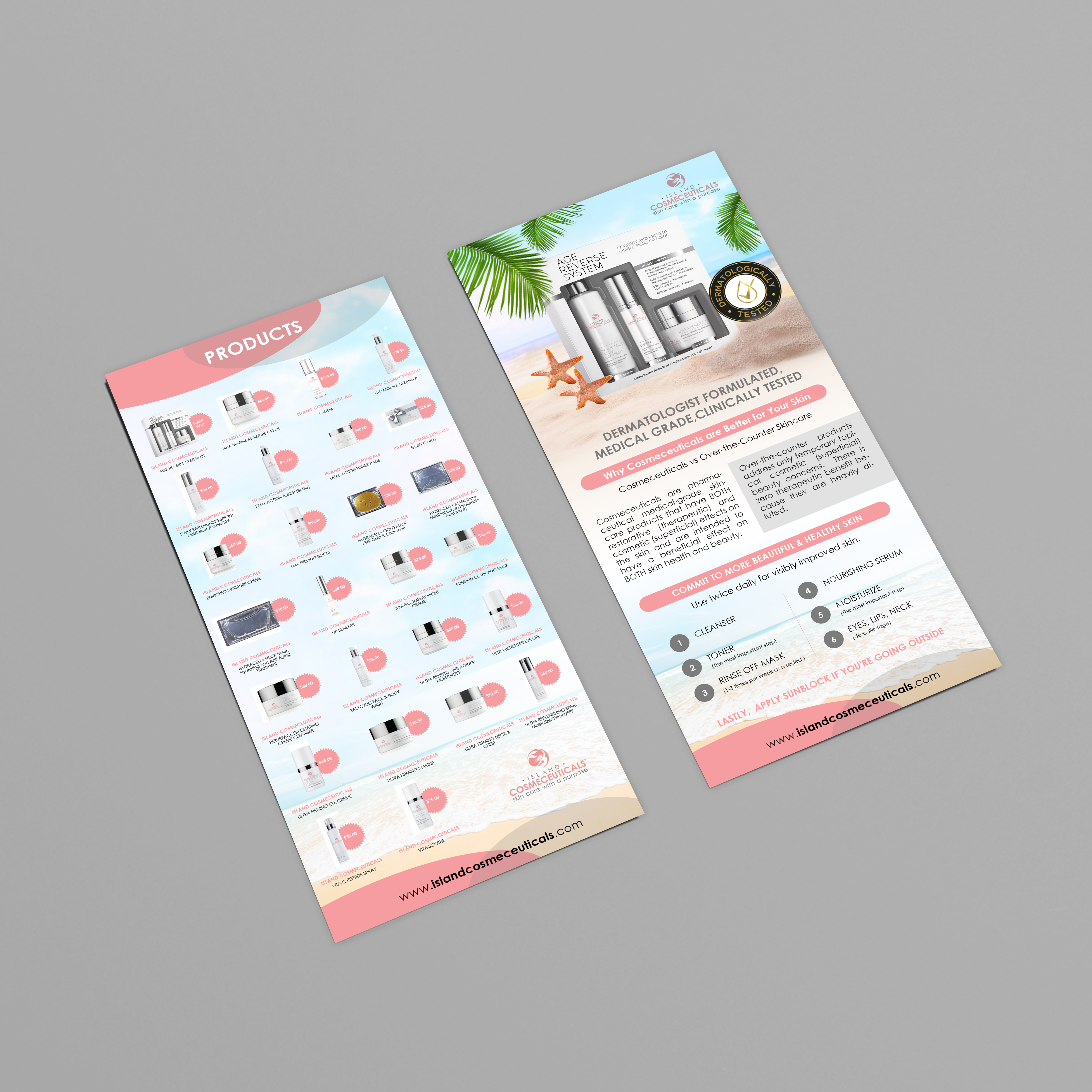Flyer Design by TuktukiShree for Island Cosmeceuticals, LLC | Design #25453716